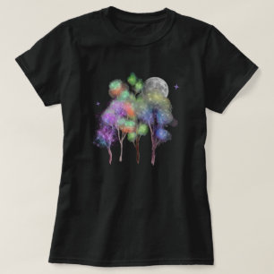 Camiseta Camisa-T-Lua-Mágica