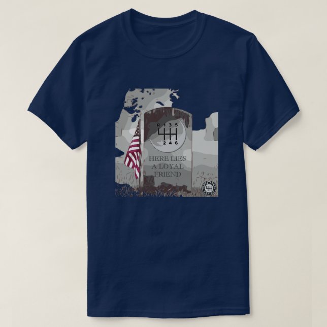 Camiseta Camisa-T MANUAL TOMBSTONE (Frente do Design)