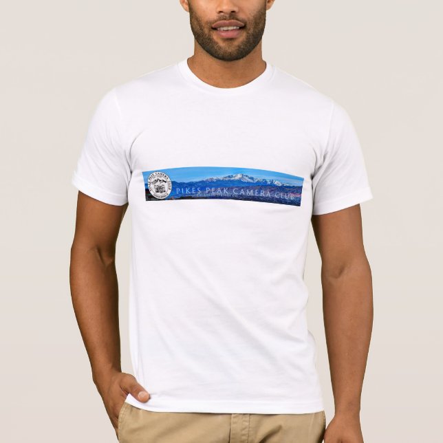 Camiseta Camisa-T masculino do logotipo PPCC (Frente)