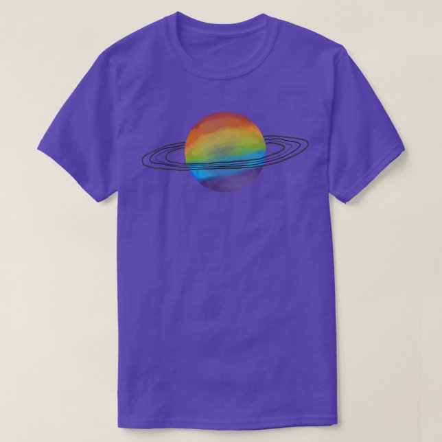 Camiseta Camisa-T Mês LGBT do Orgulho gay Arco-Íris (Frente do Design)
