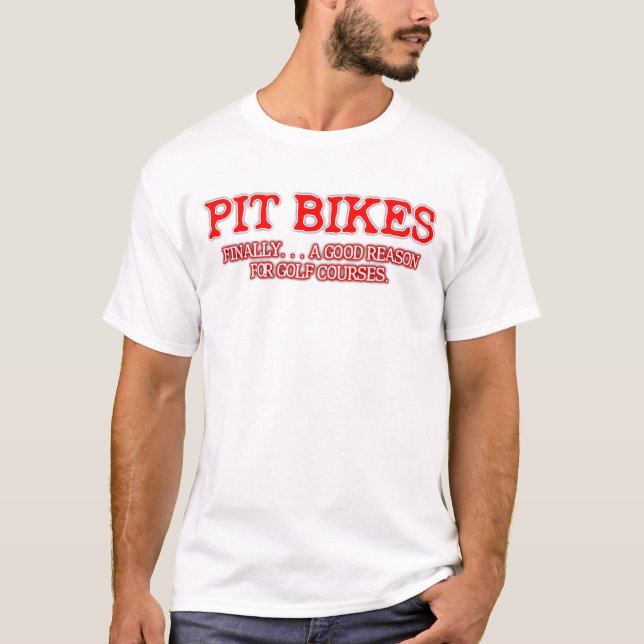 Camiseta Camisa-T-Motocross de Pit Bike Golf Dirt (Frente)