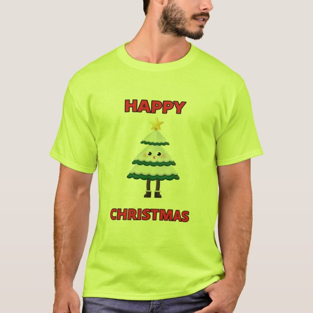 CAMISETA CAMISA-T-NATAL FELIZ (Frente)