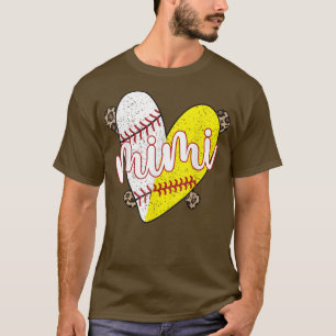 Camiseta Camisa-T Orgulhosa De Baseball Mimi Vovó Mimi