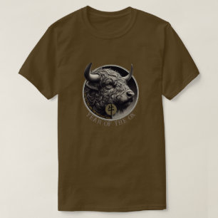 Camiseta Camisa-T "Ox" Chinesa