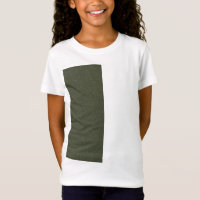 Camisa-T para crianças - Bloco lateral texturizado