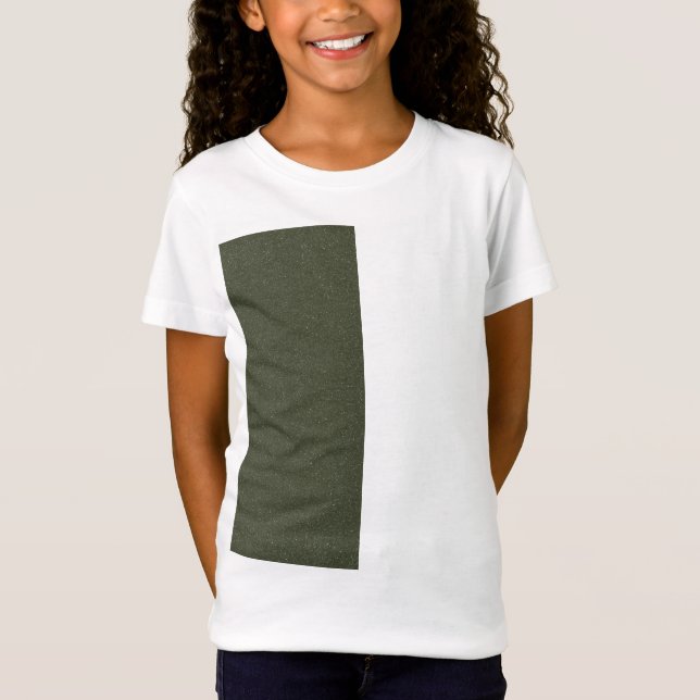 Camiseta Camisa-T para crianças - Bloco lateral texturizado (Frente)