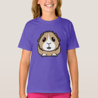 Camisa-T para Porcos de Cartoon Guiné