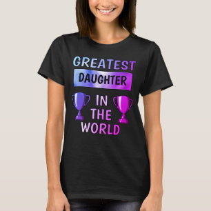 Camiseta Camisa-T Personalizada Da Maior Filha
