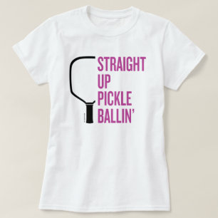 Camiseta Camisa-T "Pickleball em Hetero Superior"