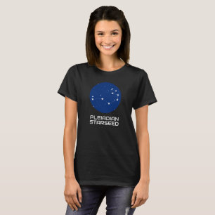 Camiseta Camisa-T Pleiadiana - Design de luz e amor