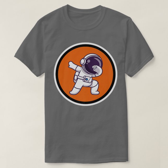 Camiseta Camisa-T Premium do Astronauta (Frente do Design)