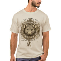 Camisa-T "Rato" Zodíaca Chinesa