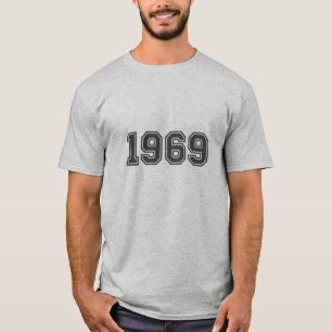 Camiseta Camisa-T retrô 1969