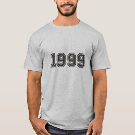 Camiseta Camisa-T retrô 1999