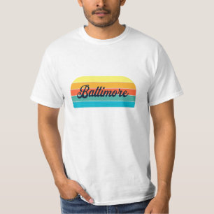 Camiseta Camisa-T Retro Baltimore