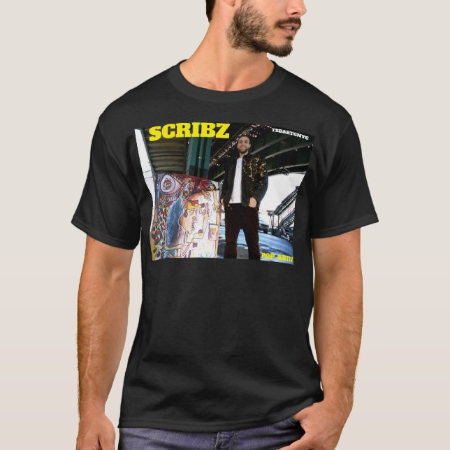 Camiseta Camisa-T SCRIBZ NYC (Frente)