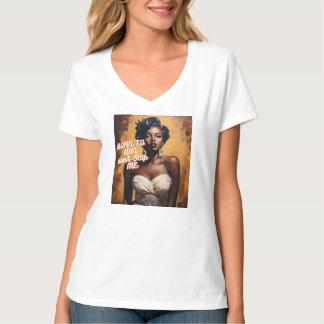 Camiseta Camisa-T-Senhora Negrito