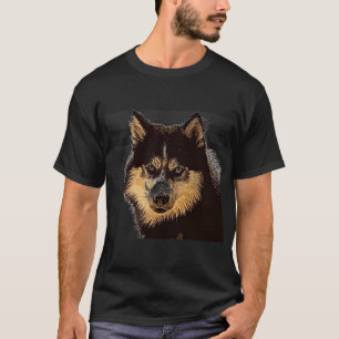 Camiseta Camisa-T Siberian Husky