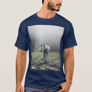 Camiseta Camisa-T Siberiana Branca