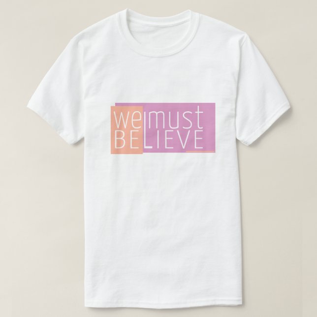 Camiseta Camisa-T simples de Design de texto de tipografia (Frente do Design)