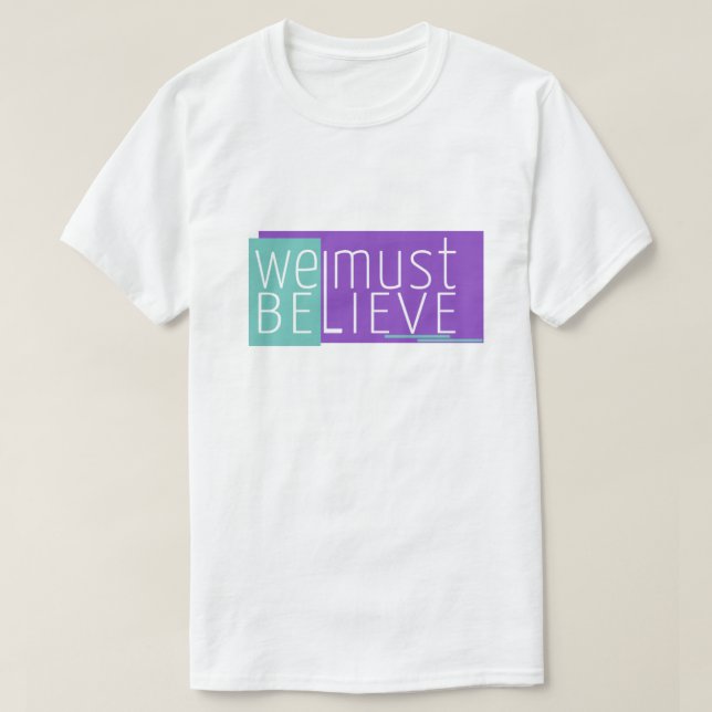 Camiseta Camisa-T simples de Design de texto de tipografia (Frente do Design)