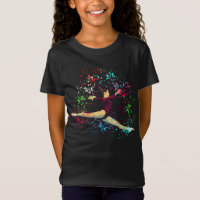 Camisa-T Splatter de ginástica