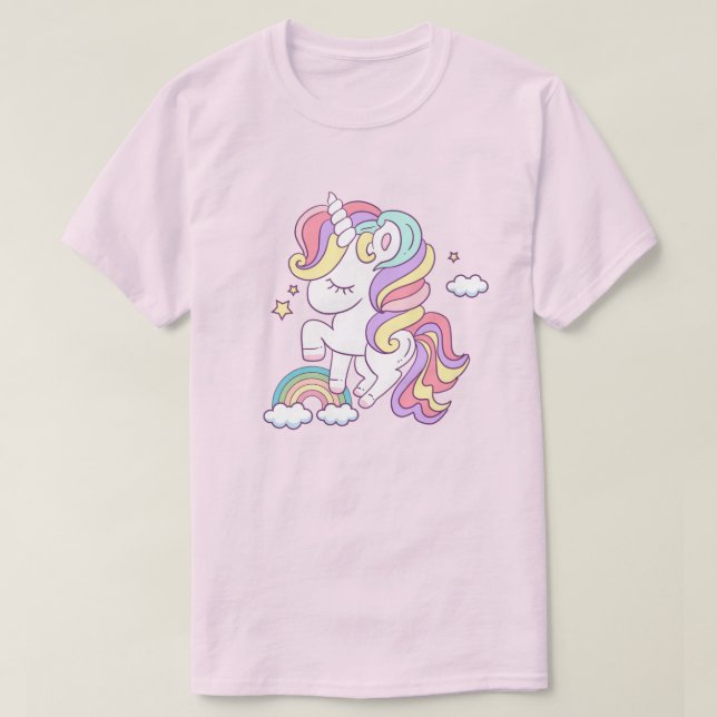Camiseta Camisa-T Unicórn (Frente do Design)