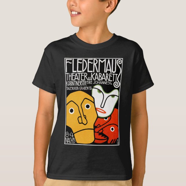 Camiseta Camisa: Teatro Fledermaus e Cabaret (Frente)