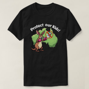 Camiseta "Camisa TikTok Boxe Kangaroo Austrália   Apoie 