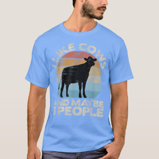 Camiseta Camisa-Vaca, Vaca-Vaca-Retro, Presente-Vaca-Vaca, 