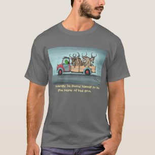 Camiseta "Camisa verde dos Gnus maus" de Weenii (escura)