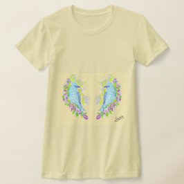 Camiseta Camisas: Pássaro Azul da Felicidade