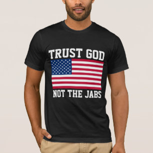 CAMISETA CAMISAS-T DE CONFIANÇA DE VACINA ANTIVAX