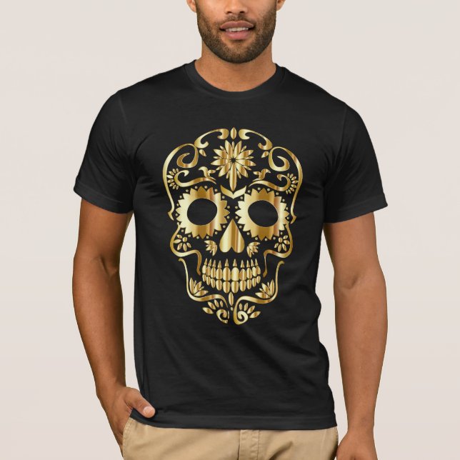 CAMISETA CAMISAS-T DOURADAS DE CHUMBO DE AÇÚCAR (Frente)