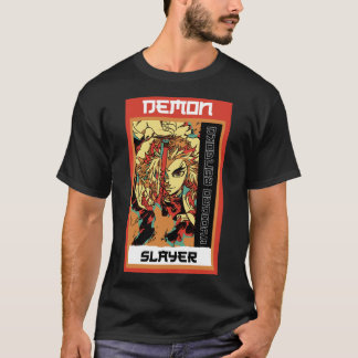 Camiseta Camiseiro demônio rengoku T-Shirt 1