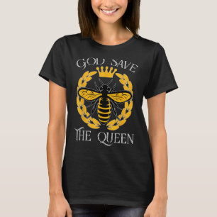 Camiseta Camiseiros de abelhas Deus Salve A Rainha Abelhas 