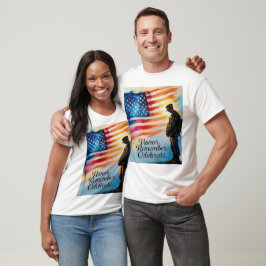 Camiseta Camiseiros do Dia Memorial Homens Chamando Honra