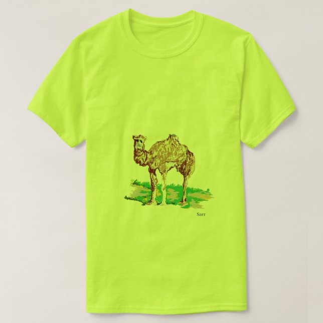 Camiseta Camiseiros masculinos: Camel (Frente do Design)