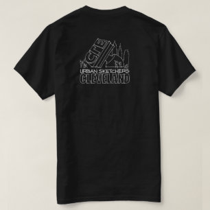 Camiseta Camiseiros Urbanos Cleveland Black T-Shirt - Unise