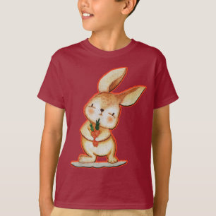Camiseta Camiseiros Vermelhos Bonitos Da Páscoa - Crianças 