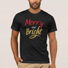 Camiseta Camiseta: Alegre e Brilhante (preto)
