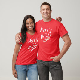 Camiseta Camiseta: Alegre e Brilhante (vermelho)