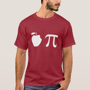 Camiseta Camiseta, Apple Pi, Branco