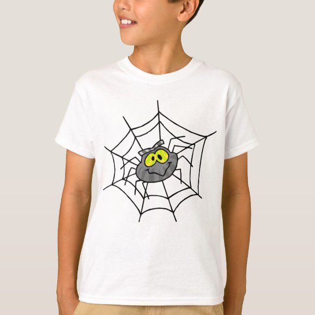 Camiseta Camiseta-aranha-branca (Frente)
