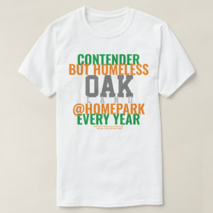 Camiseta Camiseta-Baseball Oakland/Camiseta-Sem-Abrigo