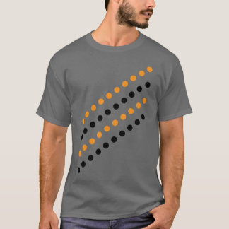 Camiseta Camiseta-Bolinhas única masculino - Cinza escura