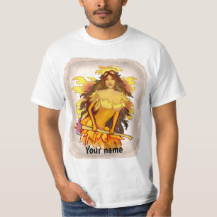 Camiseta Camiseta-bombeiro Flame Fairy
