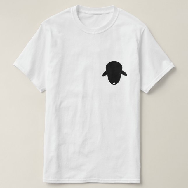 Camiseta camiseta-cabeça de cabra ASN-1 (Frente do Design)
