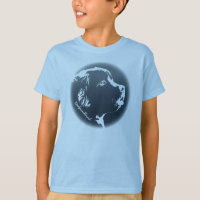 Camiseta-Camiseta de cão do Cachorro da Terra Nova