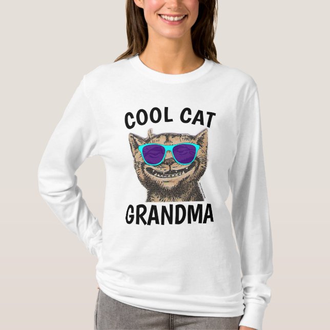 Camiseta Camiseta-camiseta de CAT GRANDMA LEGAL (Frente)